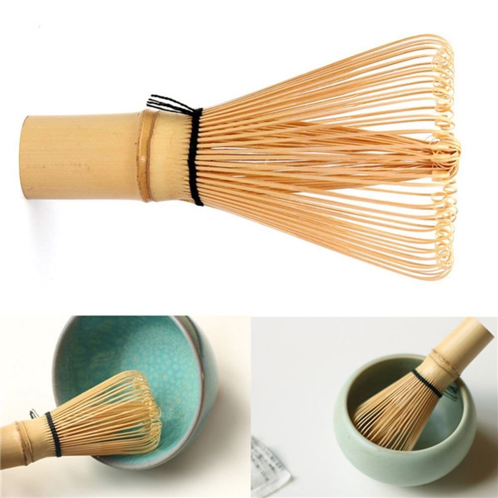 Japanese Ceremony Bamboo 64 Matcha Powder Whisk Green Tea