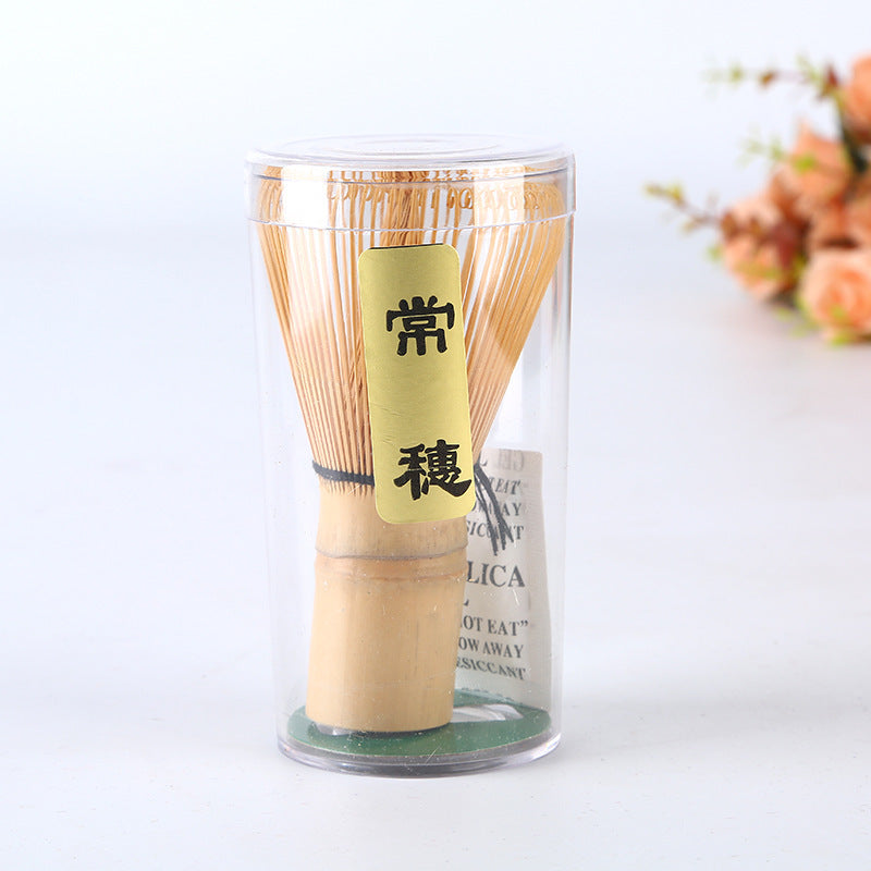 Japanese Ceremony Bamboo 64 Matcha Powder Whisk Green Tea