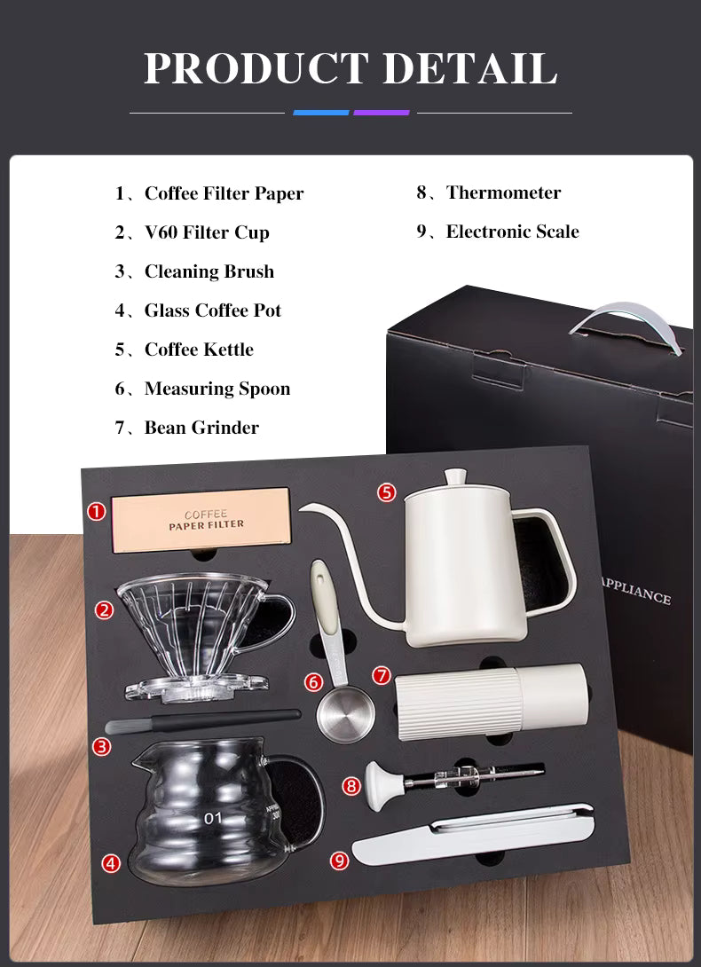 Hand Pour Over Coffee Maker Set