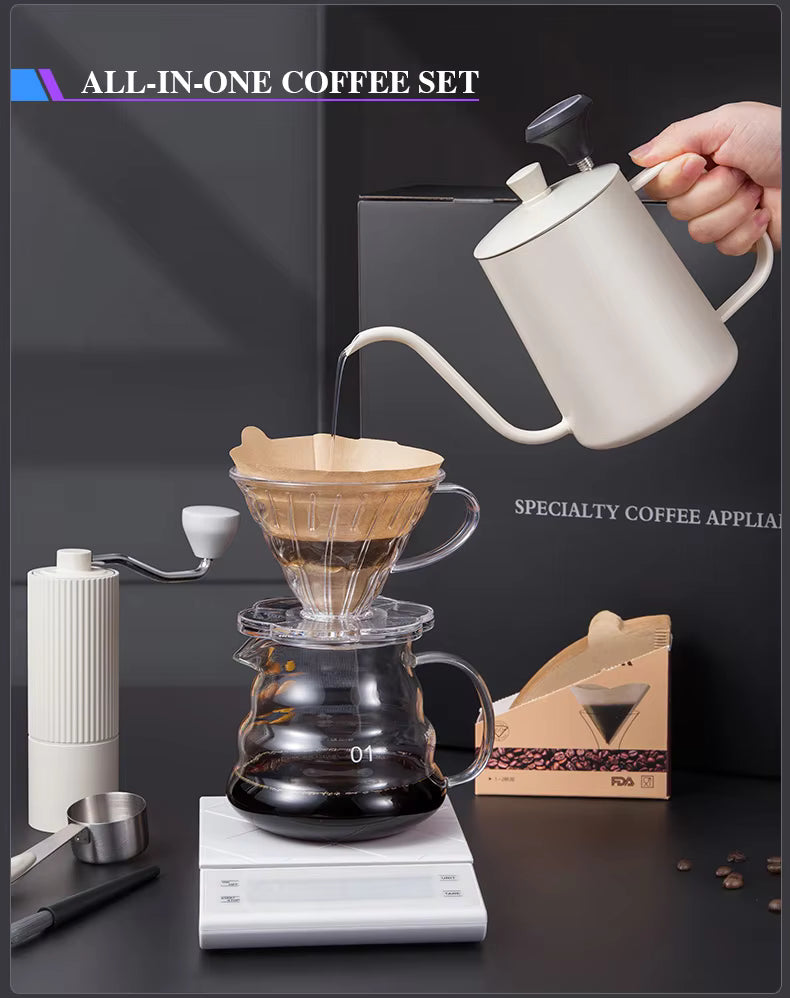 Hand Pour Over Coffee Maker Set