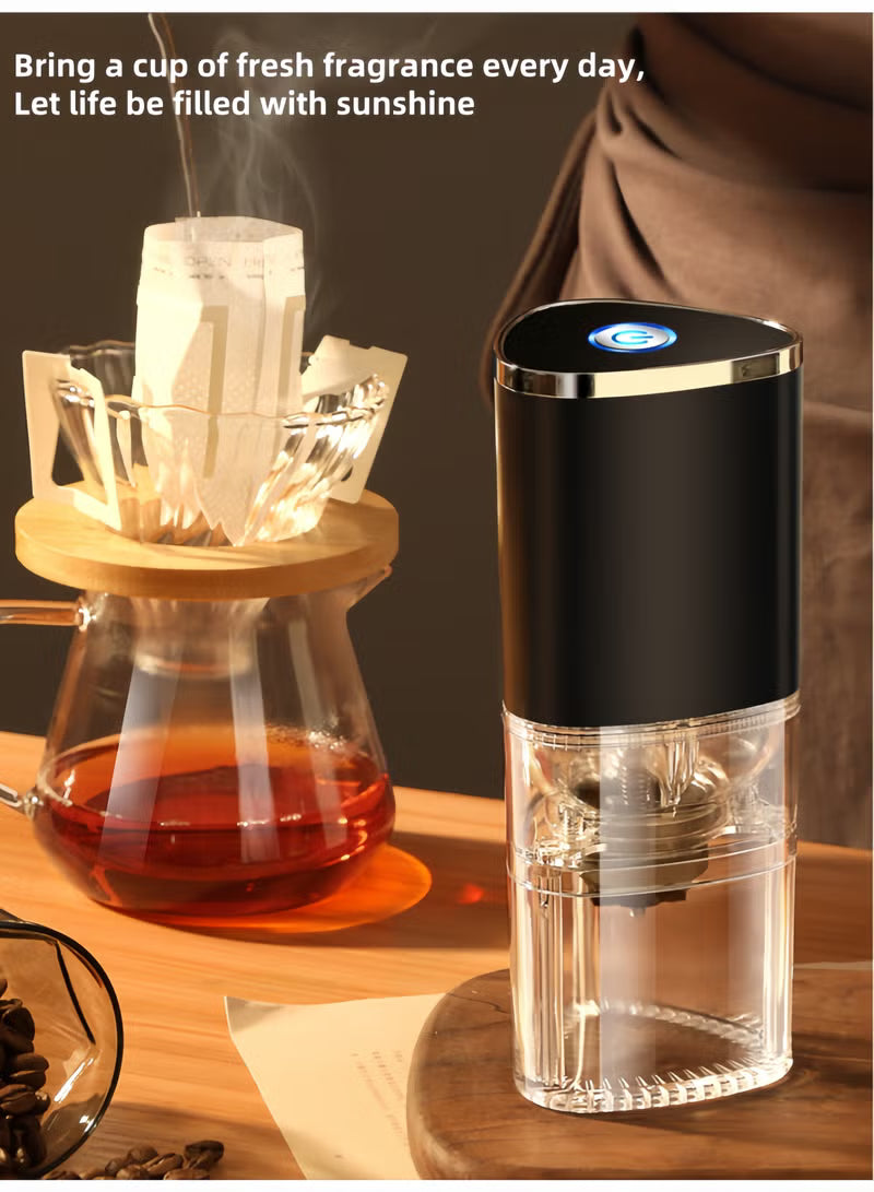 Portable Electric Coffee Grinder – USB-C Rechargeable, Ceramic Burr