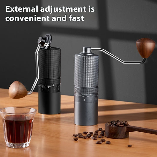 External Adjustment Manual Grinding Machine Steel Core Seven-star Household Coffee Grinder Outdoor Portable