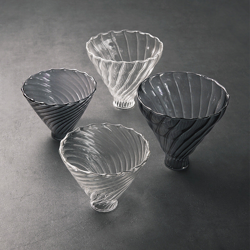 Hand Made Coffee Maker Dripper Filter Cup Suit Borosilicate Glass